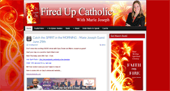 Desktop Screenshot of firedupcatholics.com